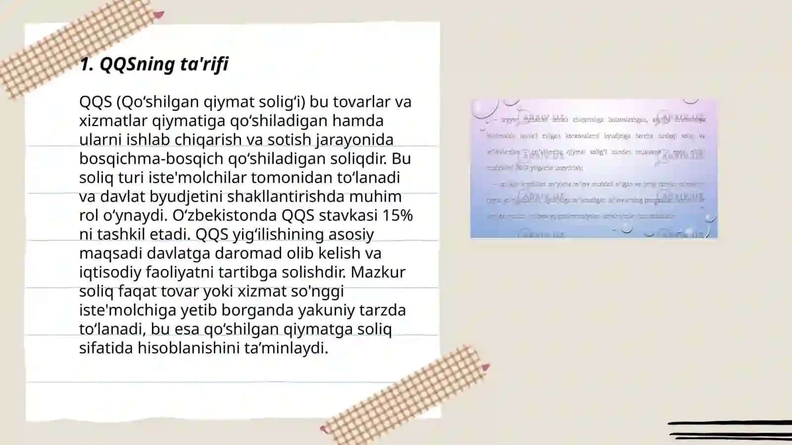 Turkmanistonda qo‘shilgan qiymat solig‘i 3