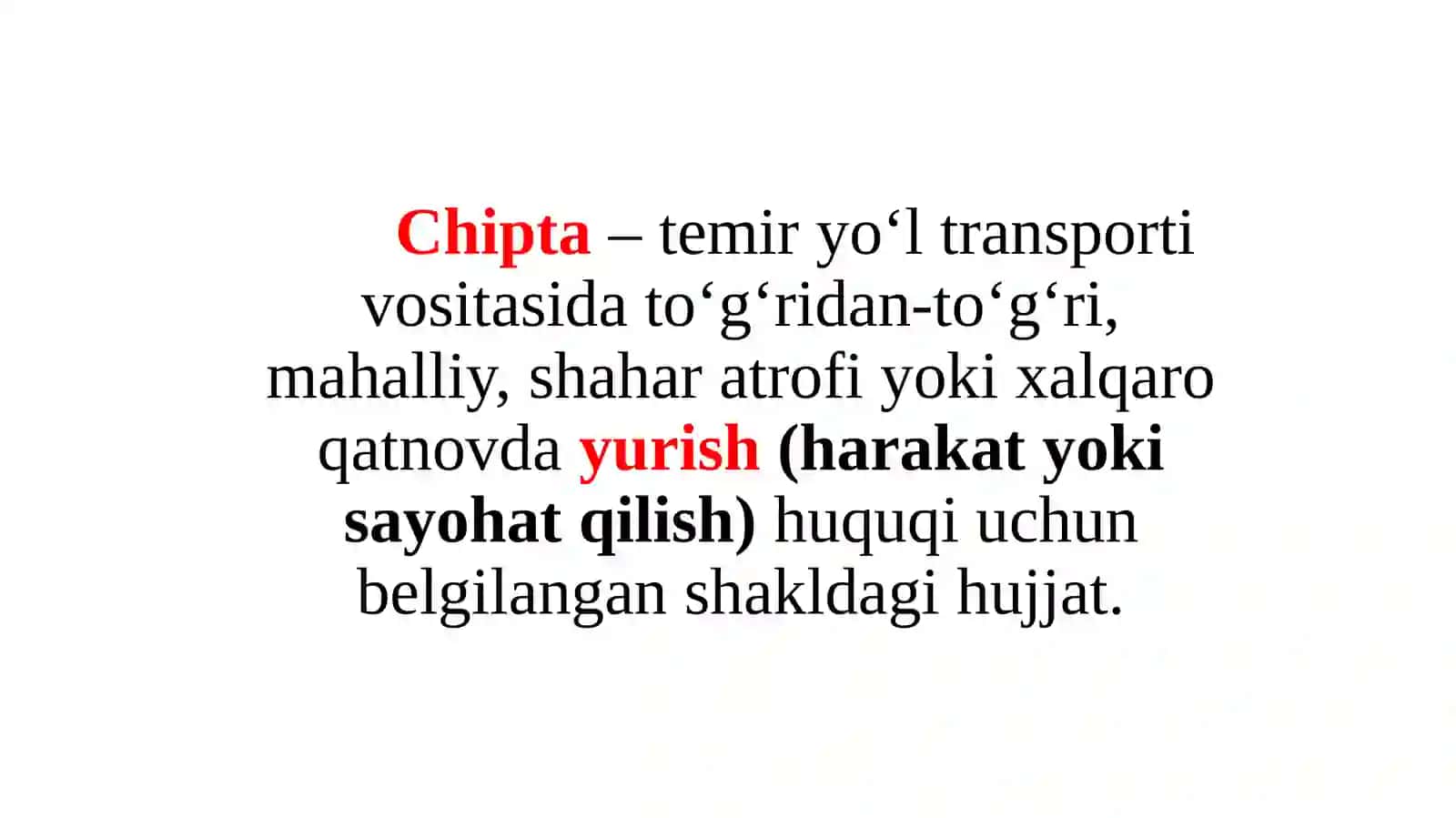 5-MA’RUZATEMIRYO‘L VOKZALI CHIPTAKASSALARI ISHINNI TASHKIL ETISH 3