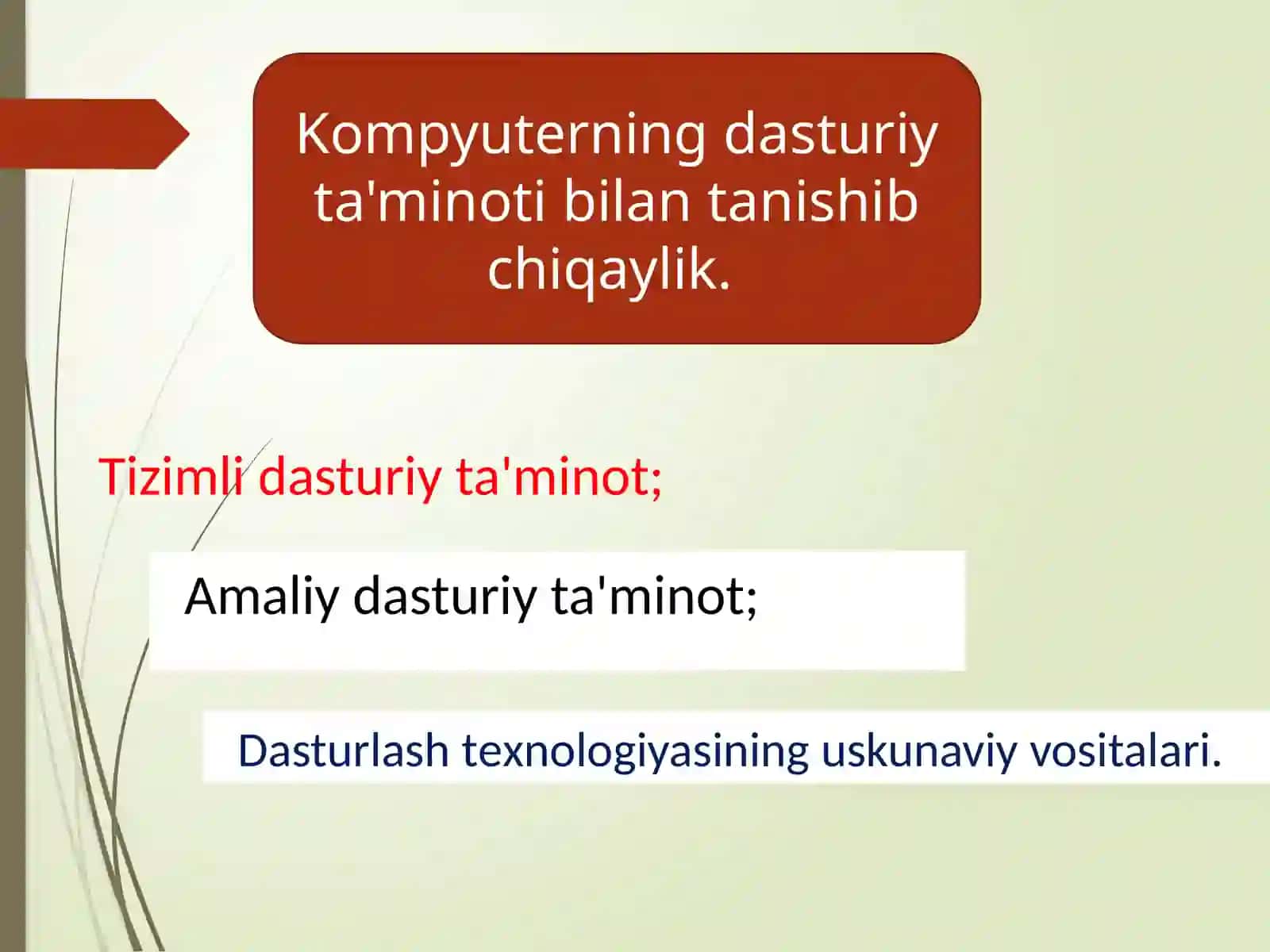 Tizimlidasturiy ta’minot 3