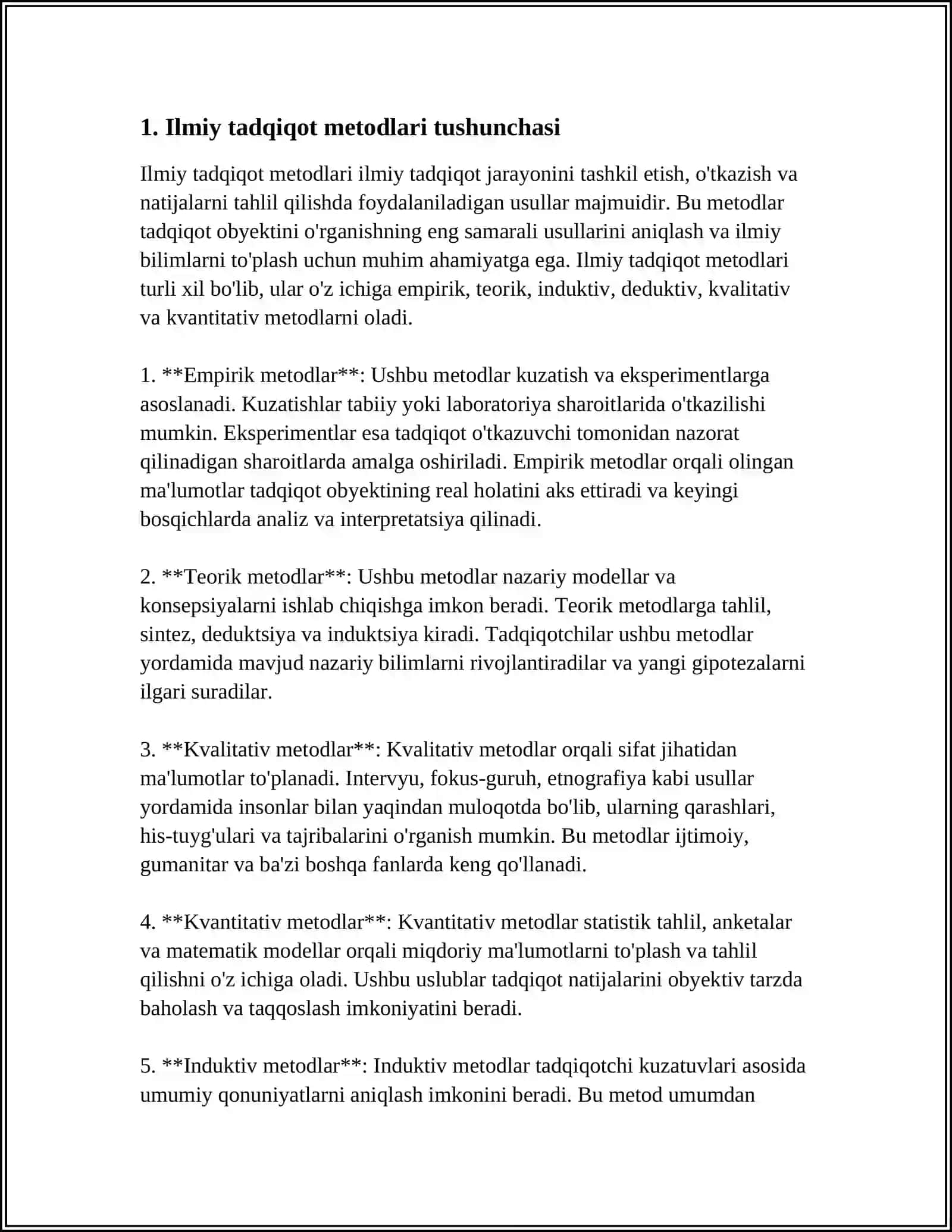 PSIXALOGYANING ILMIY TADQIQOT METODLARI 3