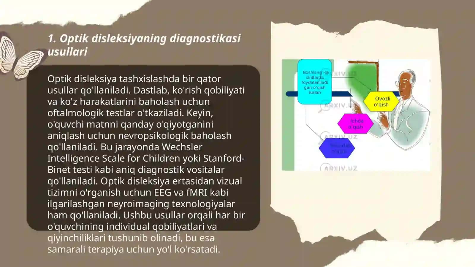 Optik disleksiya va disgrafiyani bartaraf etish. Ishlanmalar tayyorlash 3
