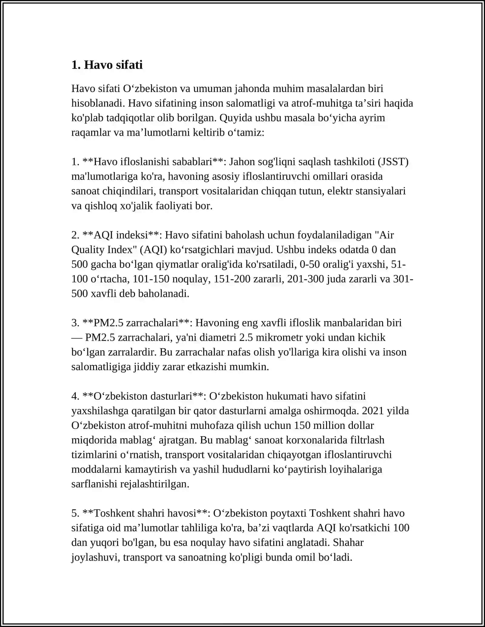 OZBEKISTONDA EKALOGIYA 3