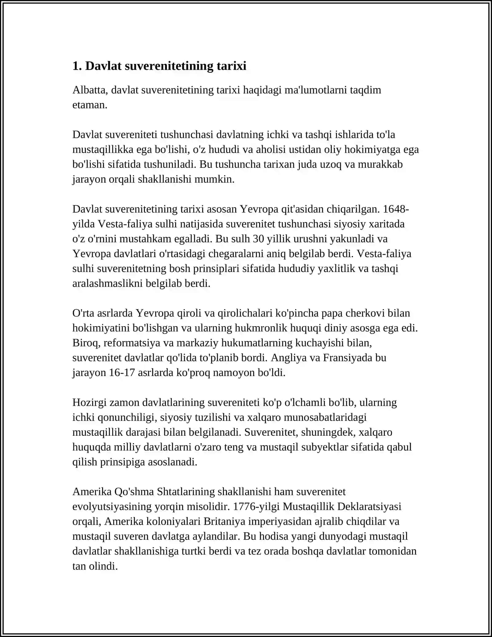 DAVLAT SUVERENITETI VA UNING KONSTITUTSIYAVIY ASOSLAR 3