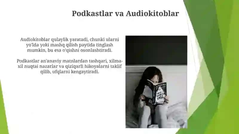 Podkastlar va Audiokitoblar 3