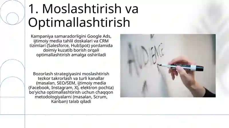 Marketing dasturi va uni ishlab chiqish 3