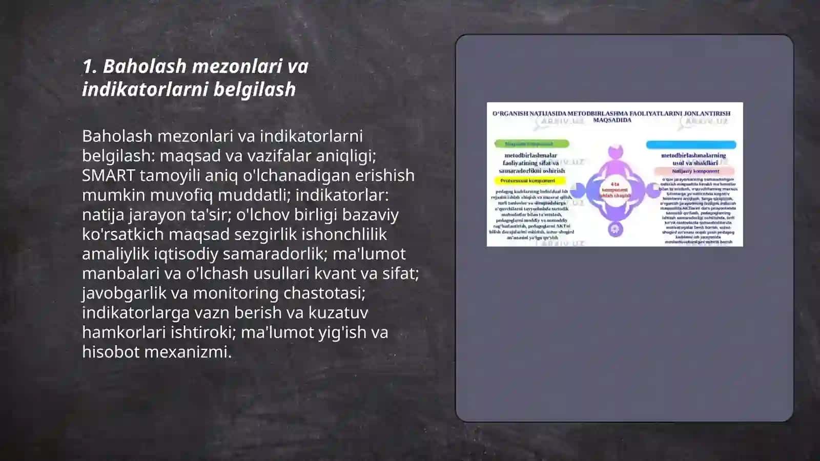 Metodlarni baholash va tanlash 3