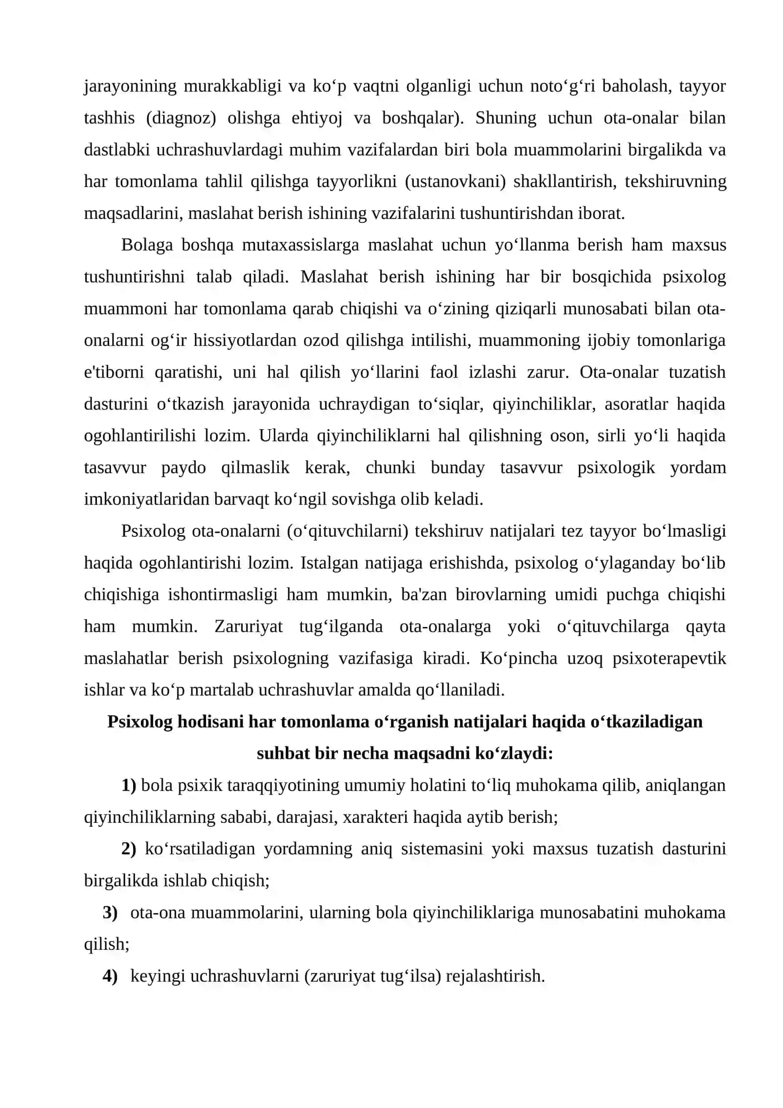 Гуруҳ раҳбарининг ота-оналар билан олиб борадиган иш шакллари 3