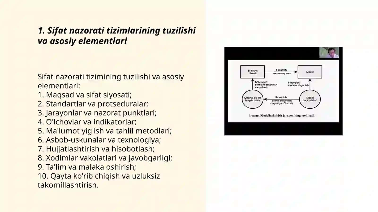 Sifat nazorati tizimlari sifatni oshirish va sifat monitoring usullari 3