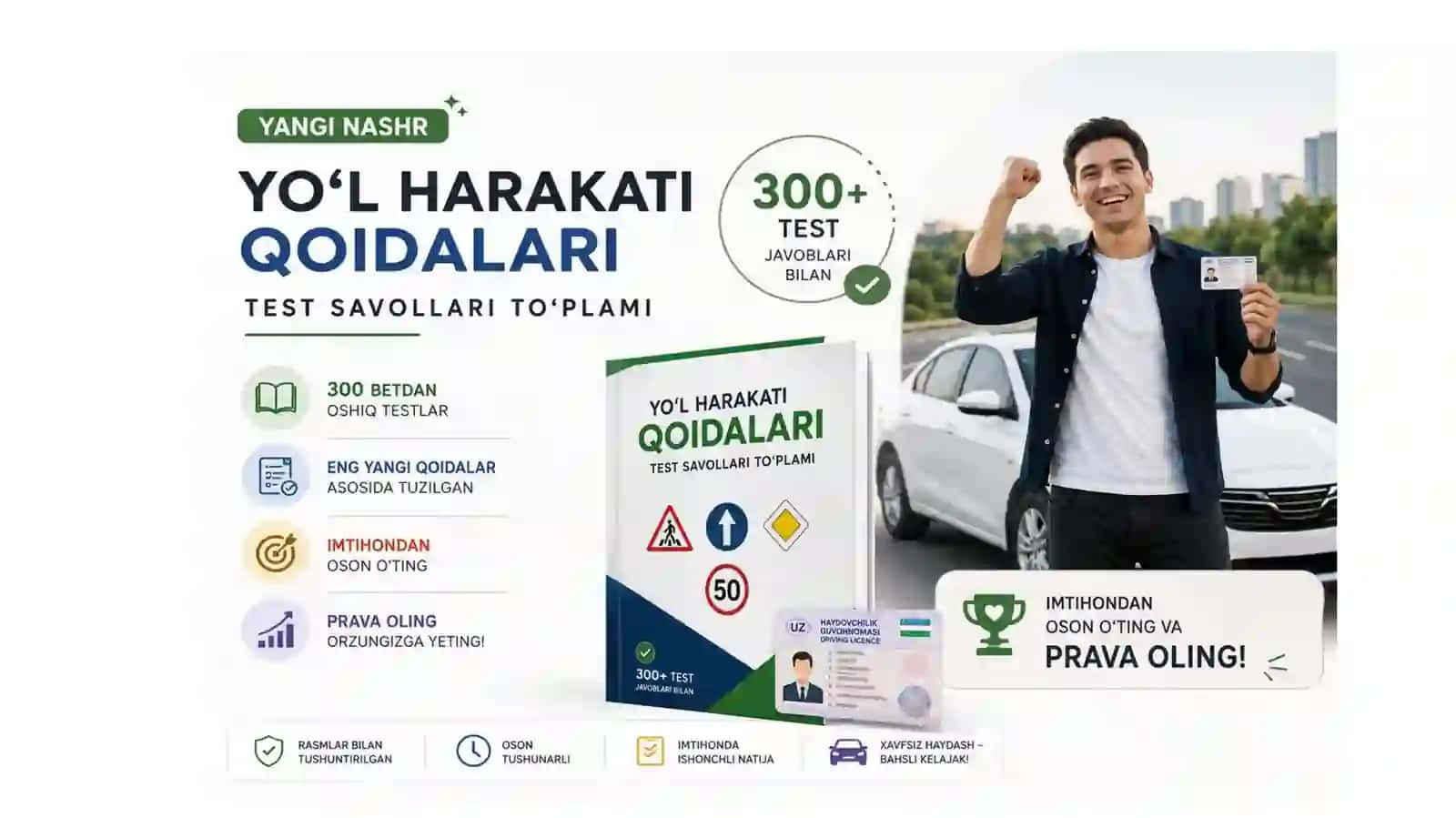 YO'L HARAKATI QOIDALARI TEST 3