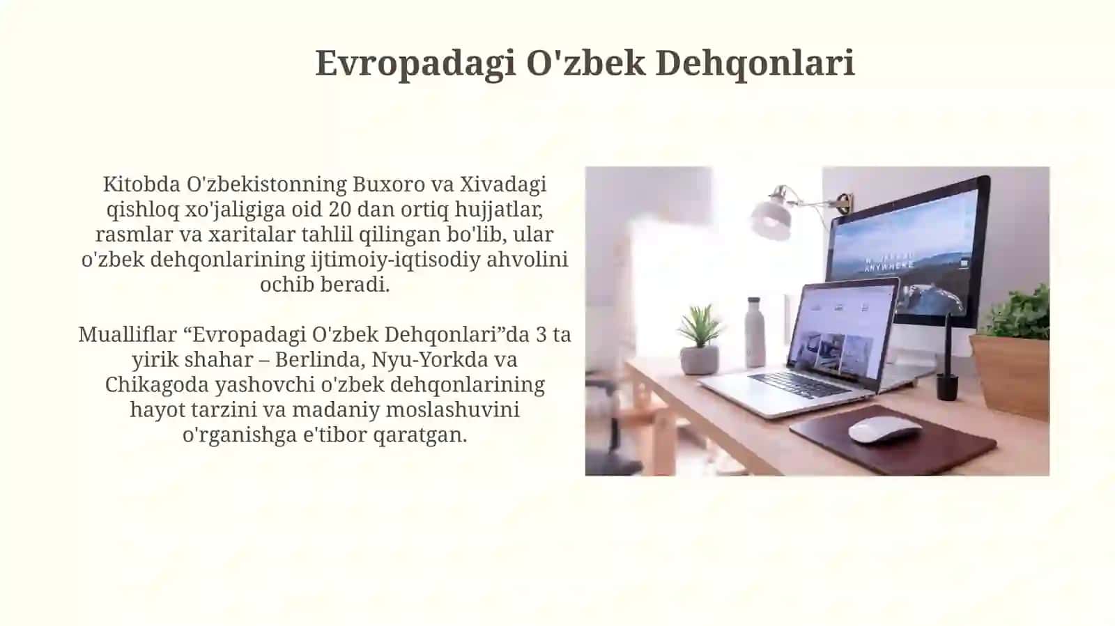 Evropadagi O'zbek Dehqonlari 3