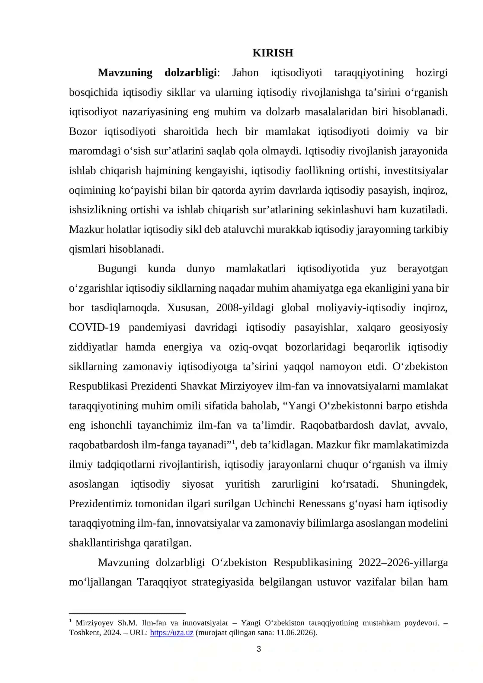 Iqtisodiy sikl nazariyalari va turlari 3