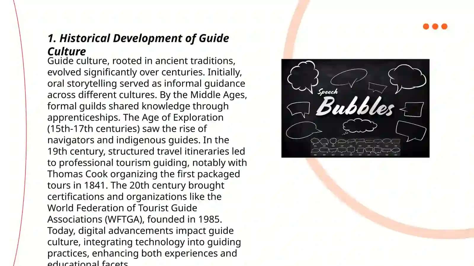 Guide’s speech culture and its professional characteristics 3