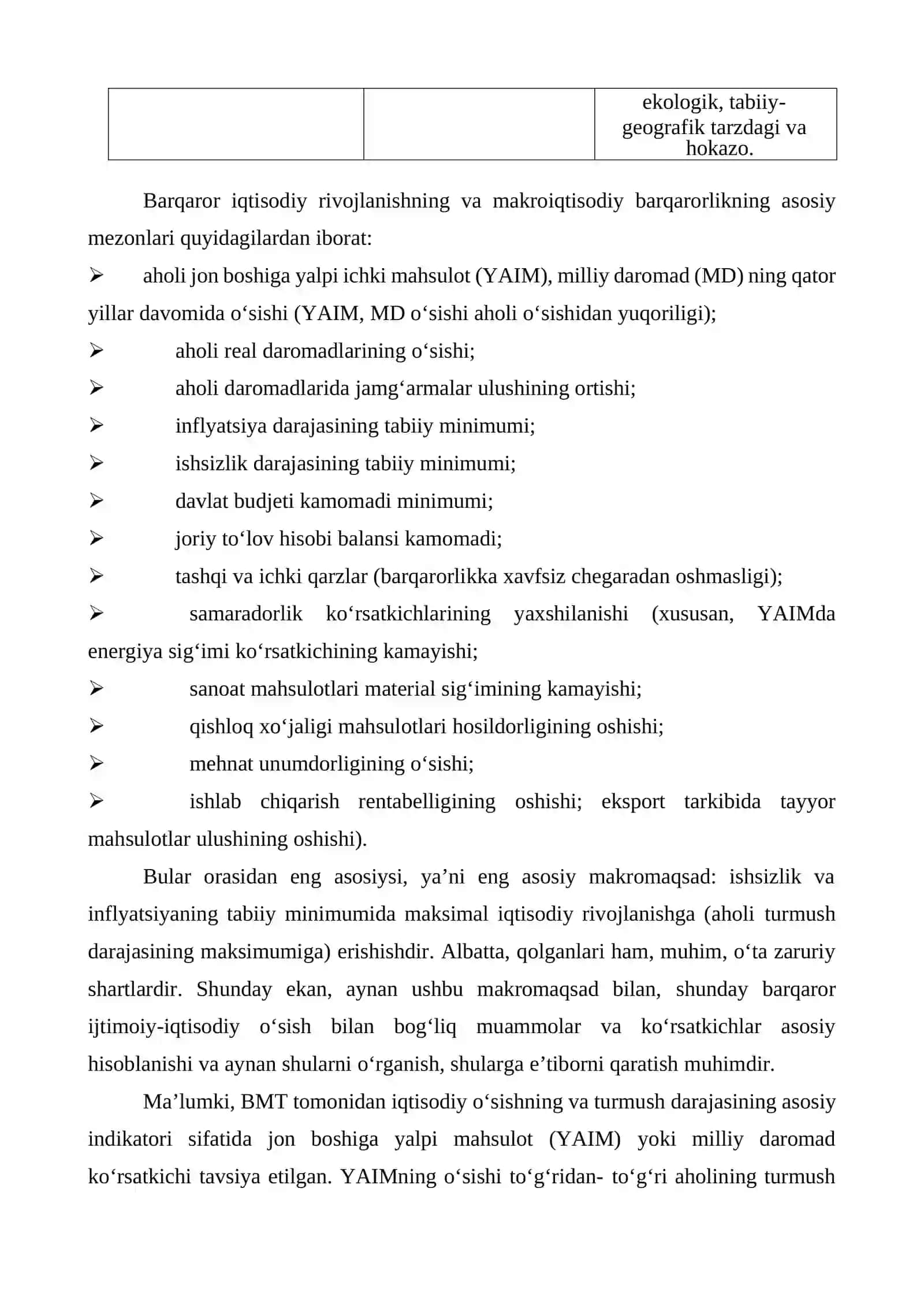 O‘SISH VA RIVOJLANISHNING SODDA MODELI 3