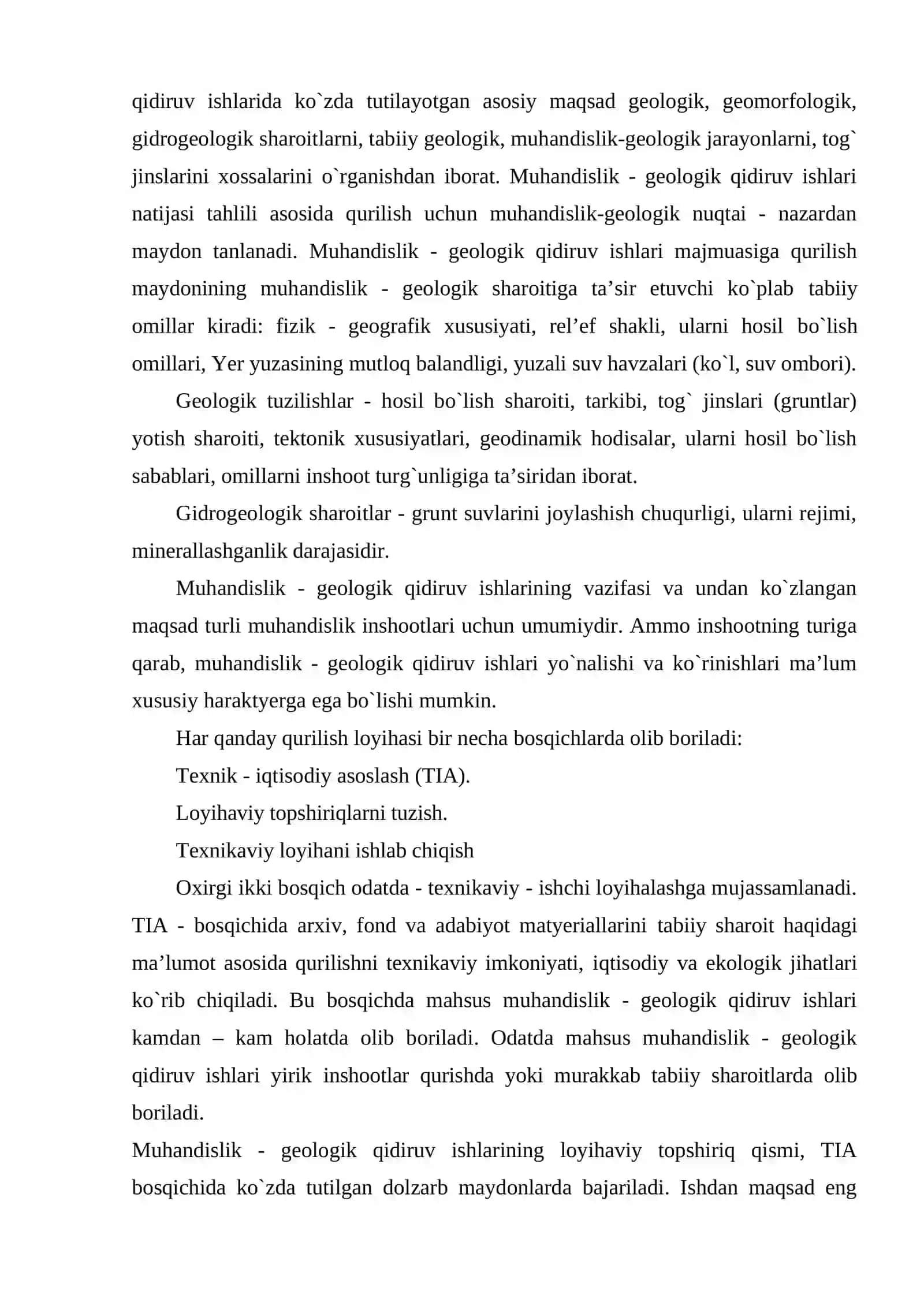 Geologik qidiruv kuzatish ob’yektlarini bog'lash usullari 3
