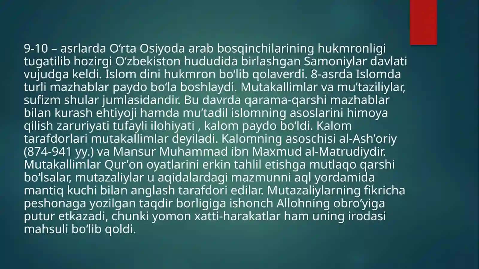 Ilk o‘rta asr Sharq va uyg‘onish davri falsafasi. 3