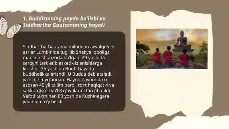 Buddizm tarixi va ta’limoti 3