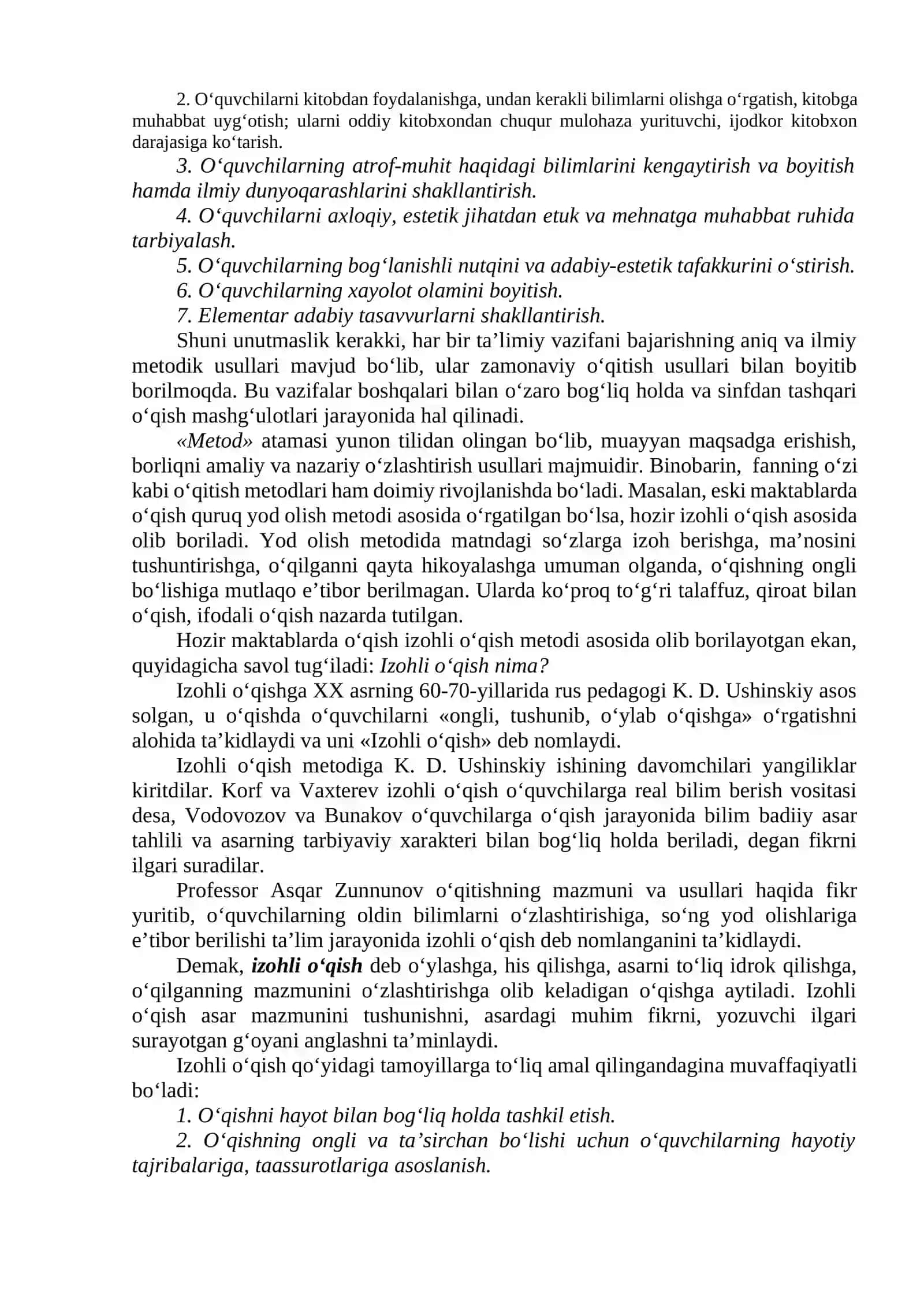Kitobxonlik faoliyatini shakllantirish 3