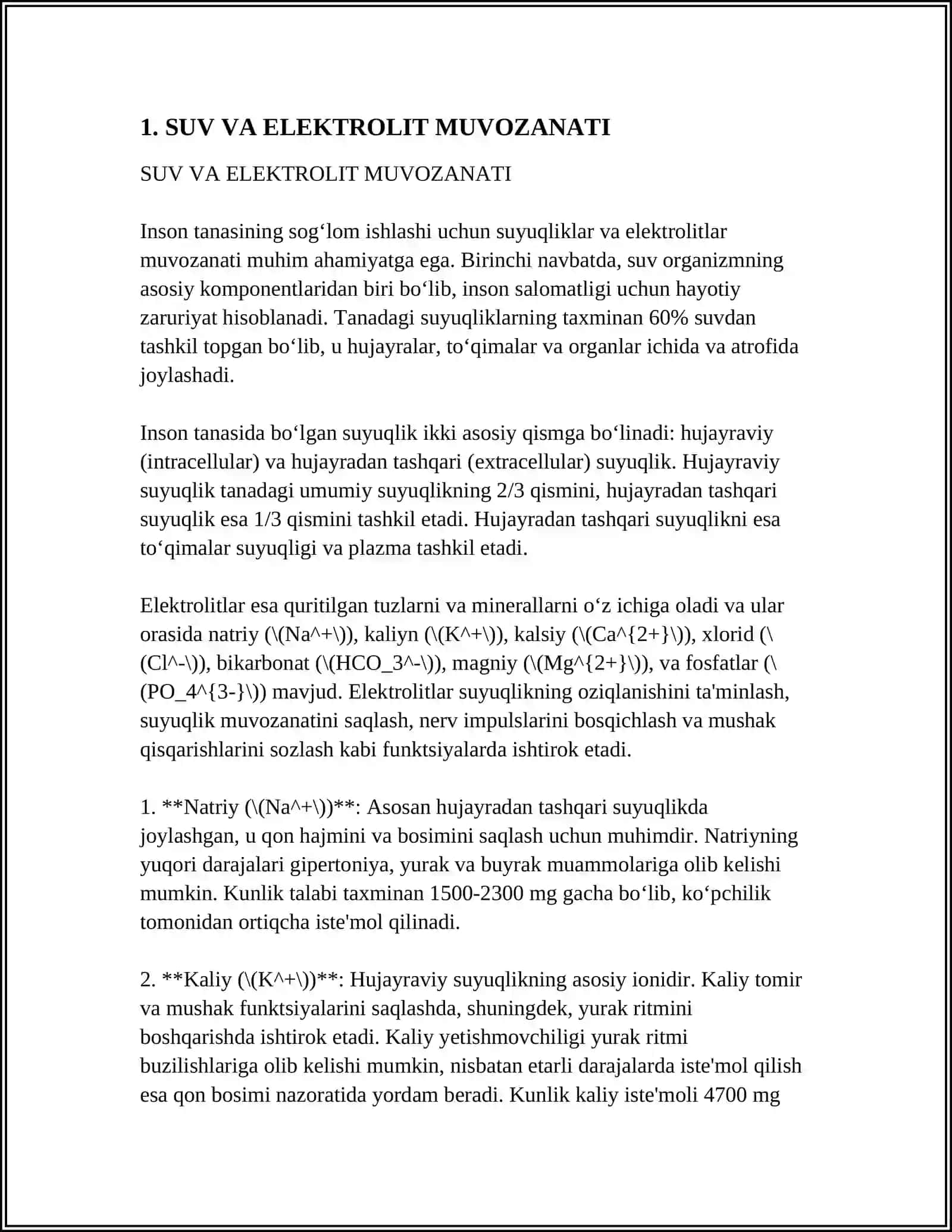 SUV ELEKTROLIT ALMASHINUVINING BUZILISHI 3