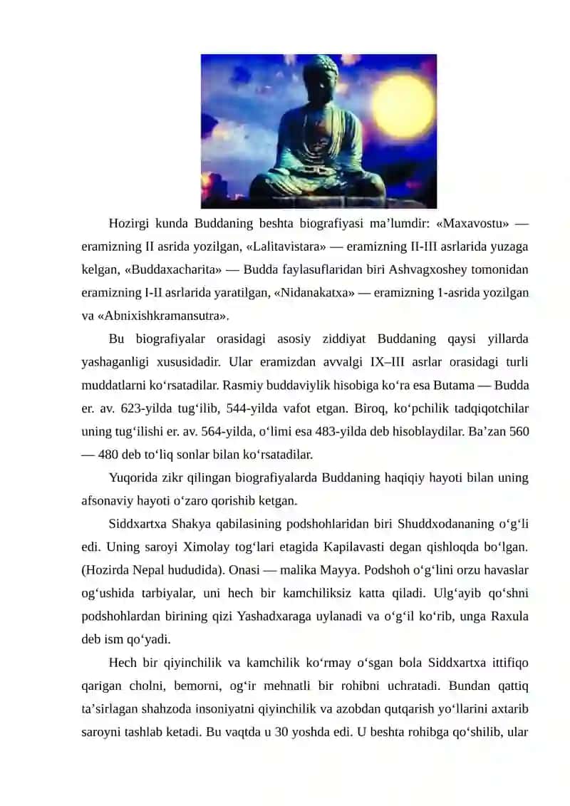 Buddaviylik Dinining Tarixi 3