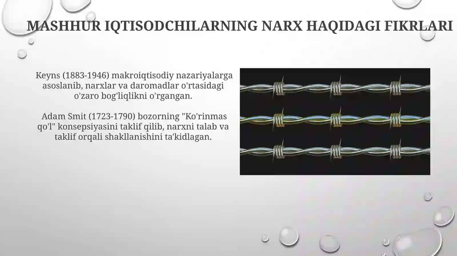 Narxning mohiyati va uning shakllanish xususiyatlari 3