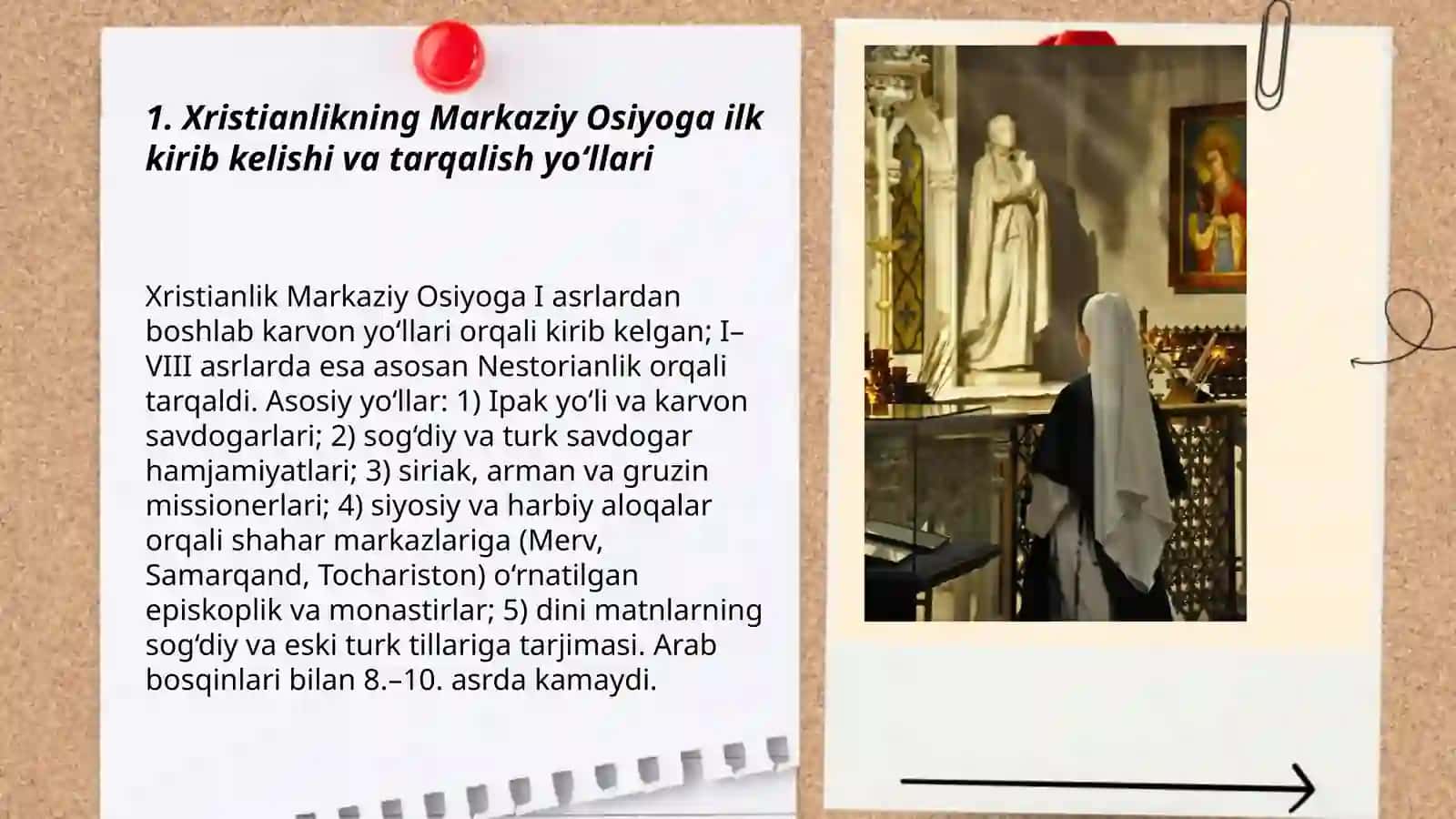 Xristianlik dini va uning Markaziy Osiyoga kirib kelishi 3
