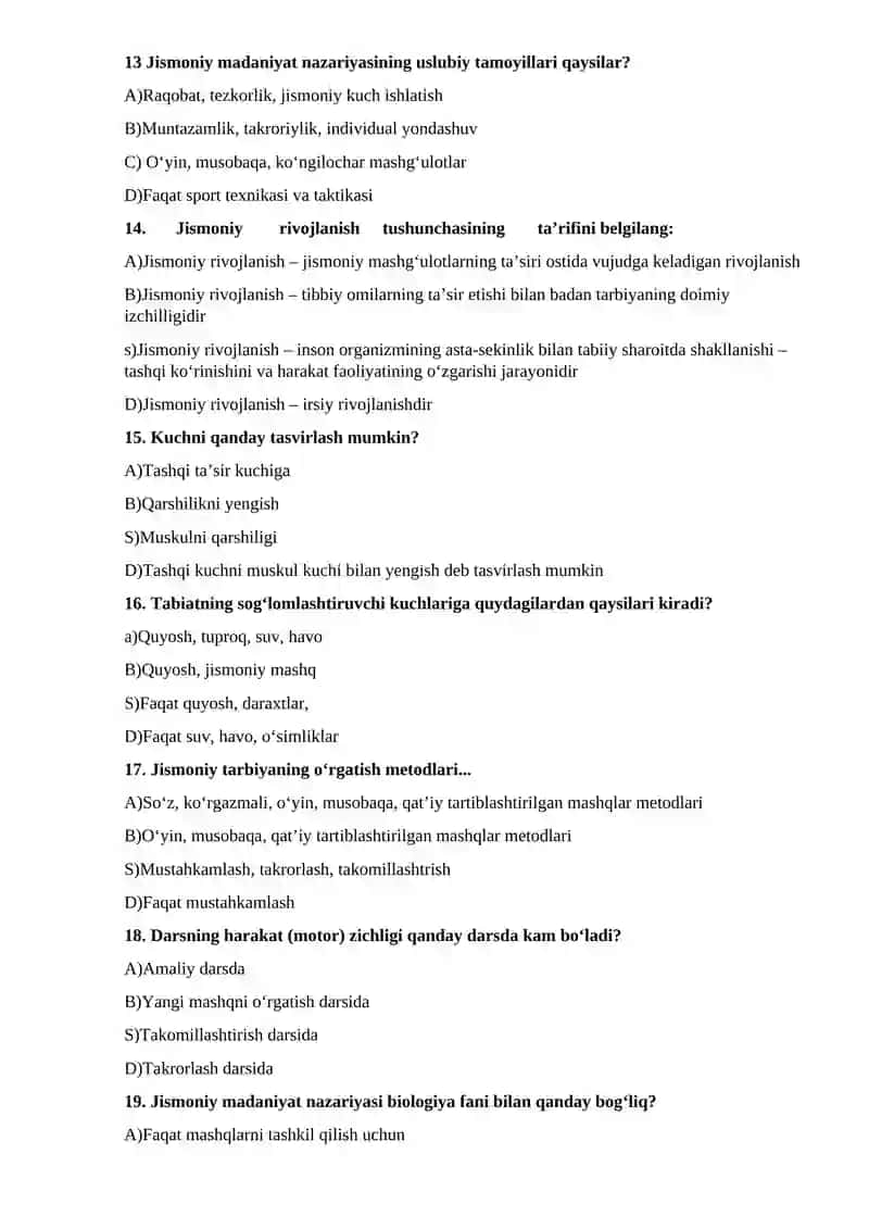Jismoniy madaniyat nazariyasi va metodikasi 3