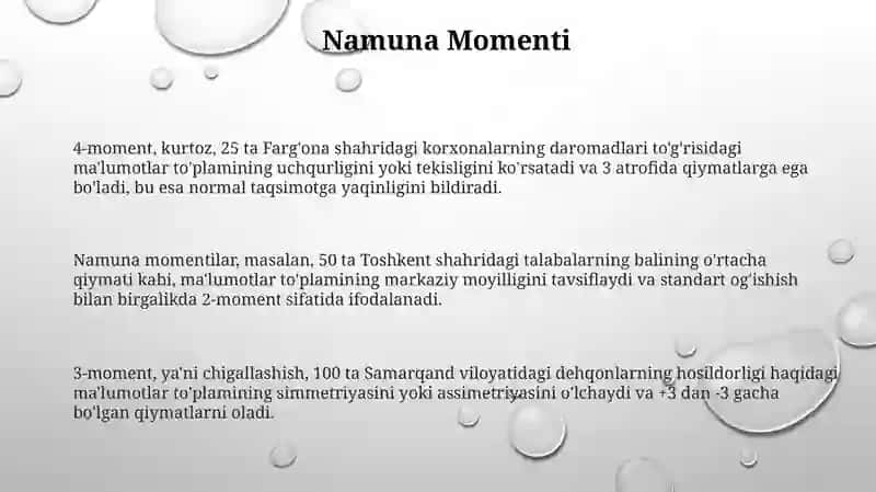 Empirik taqsimot funksiyalari.Tanlanmaning sonli xarakteristikalari 3