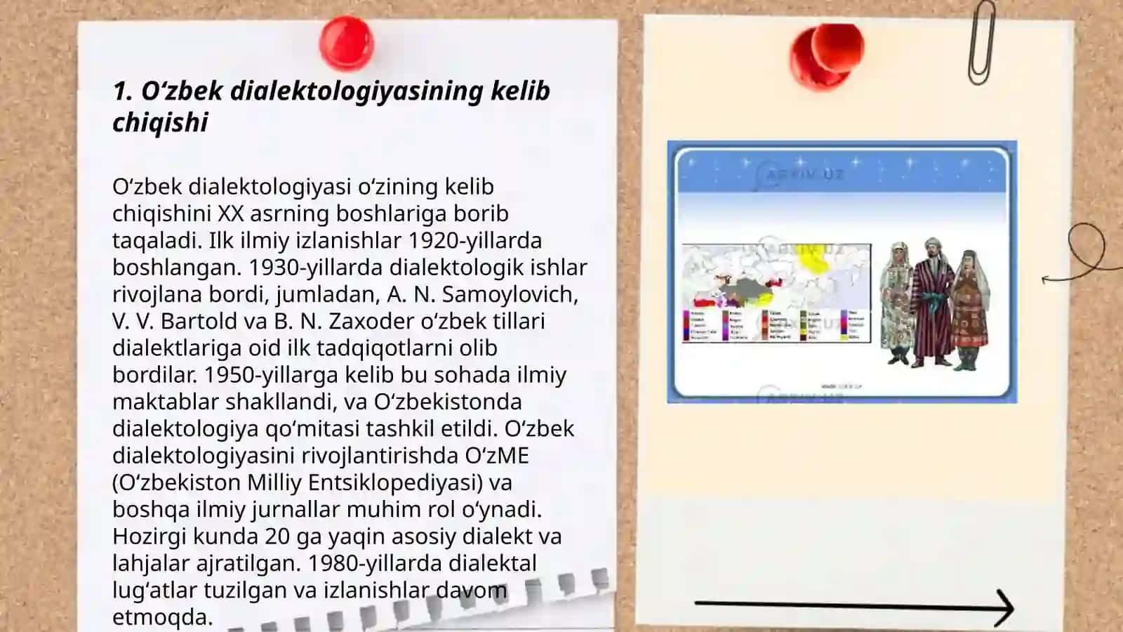 Oʻzbek dialektologiyasining oʻrganilish tarixi 3