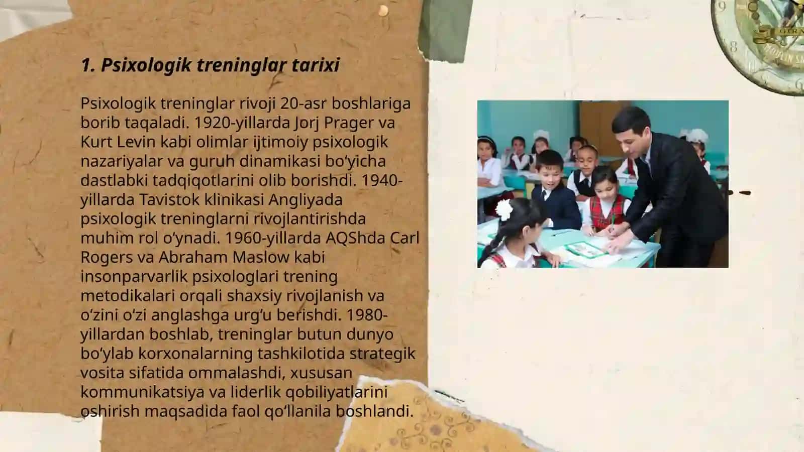 Psixologik treninglar tarixi va guruhiy terapeyaning tashkiliy-uslubiy jihatlari 3
