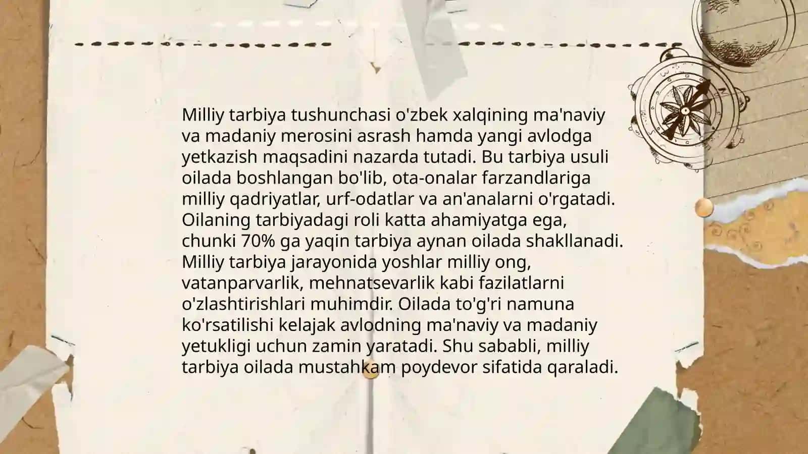 Ma'naviy barkamol insonni shakillantirishda oilada milliy tarbiyaning tutgan òrni 3