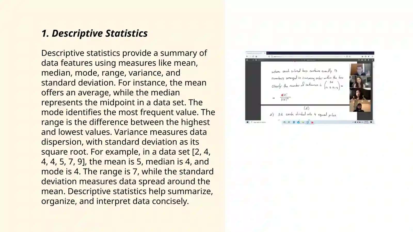 Probability and Statistics 3
