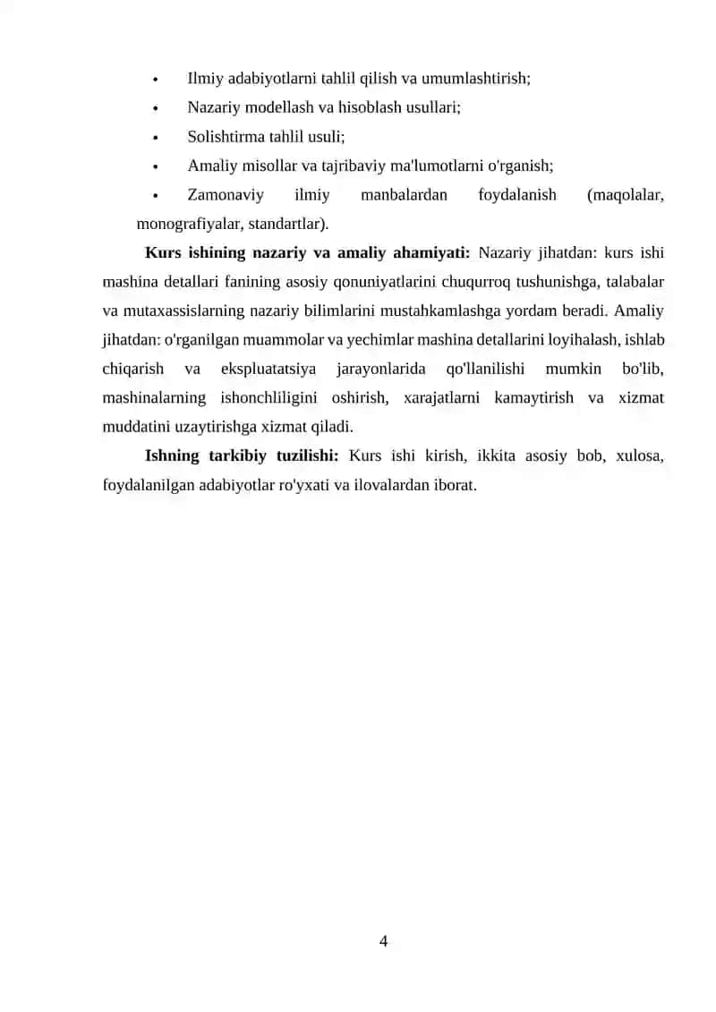 Mashina detallari fanining o'rni va ahamiyati 3