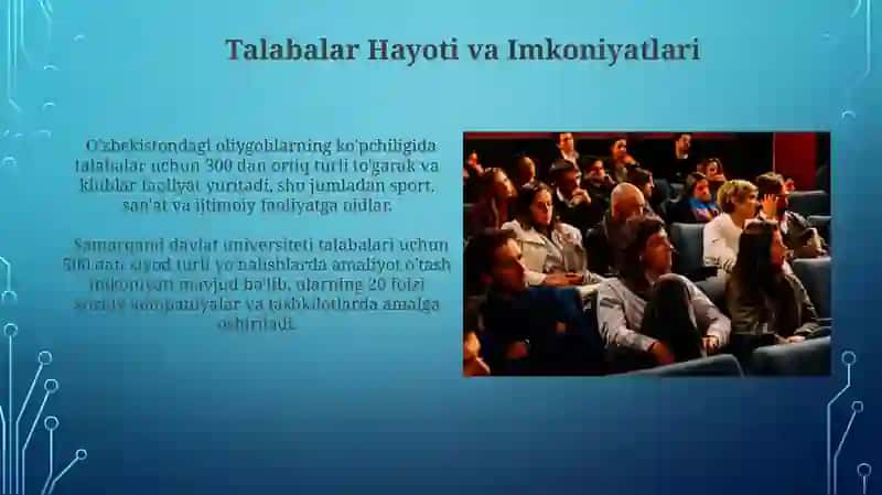 Talabalar Hayoti va Imkoniyatlari 3
