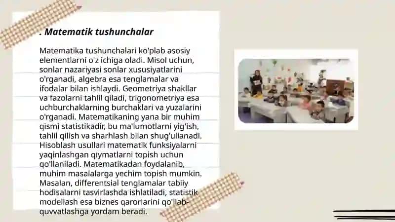 Matematika tushunchalari 3
