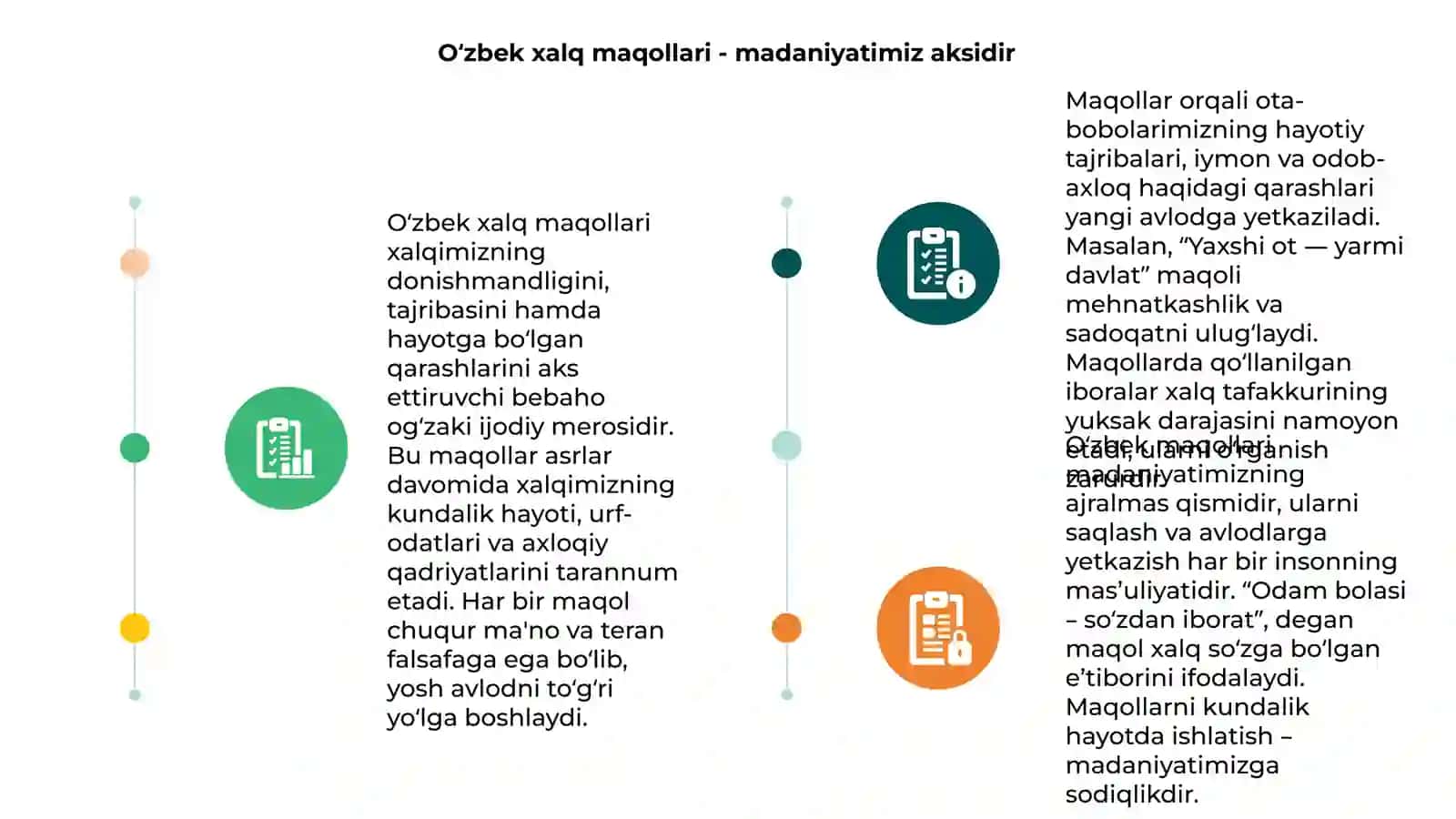 Oʻzbek xalq maqollari va namunalar 3