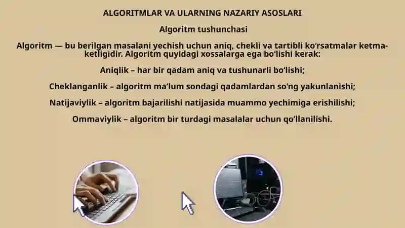 C++ DASTURLASH TILIDA ALGORITMLAR 3