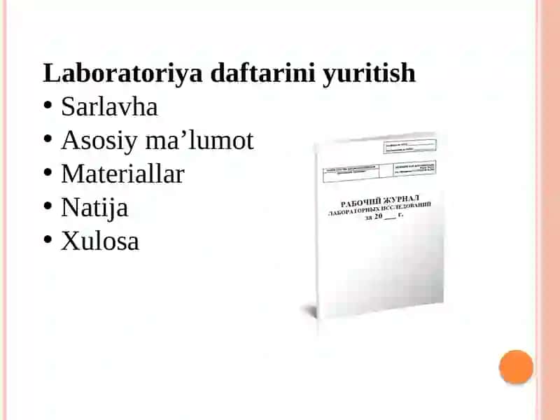 BAKTERIOLOGIK, VIRUSOLOGIK VA IMMUNOLOGIK LABORATORIYALAR VA ULARNI JIHOZLANISHI. 3