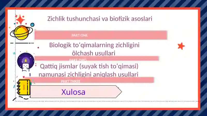 Biologik toʻqimalar va qattiq jismlarning zichligini aniqlash 3