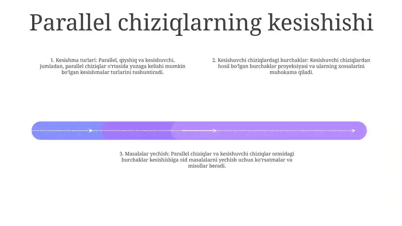 Ikki ToʻGʻri Chiziqning OʻZoro Joylashuvi 3