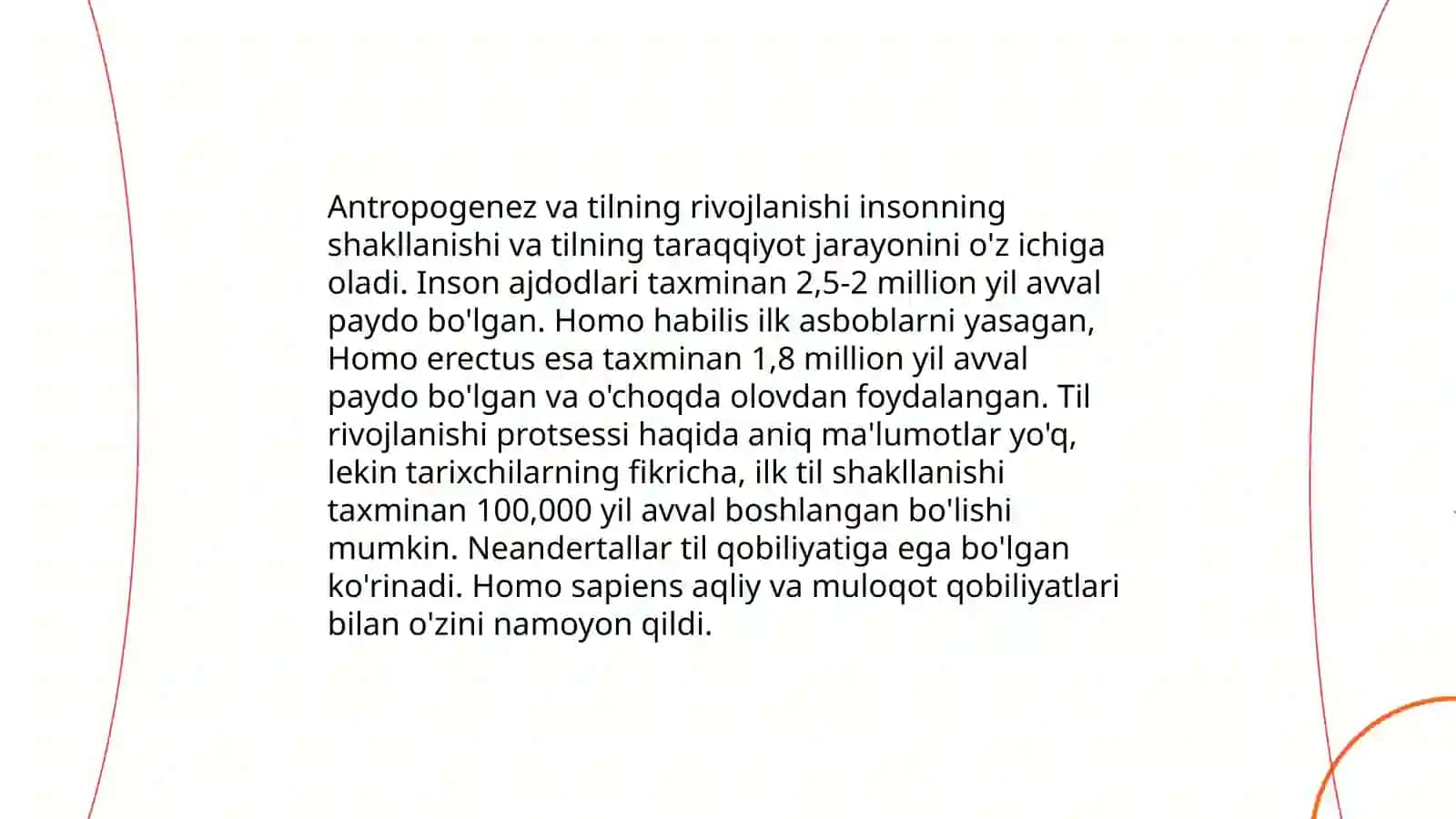 Antropogenez va Tilning Rivojlanishi 3