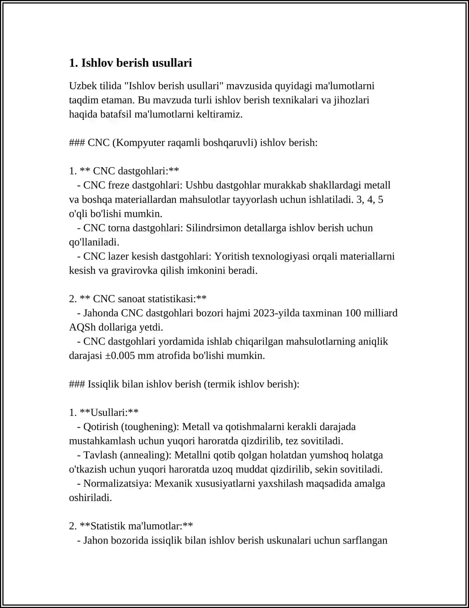FREZA DASTGOHIDA ISHLOVCH TEZKESAR POLATLAR 3