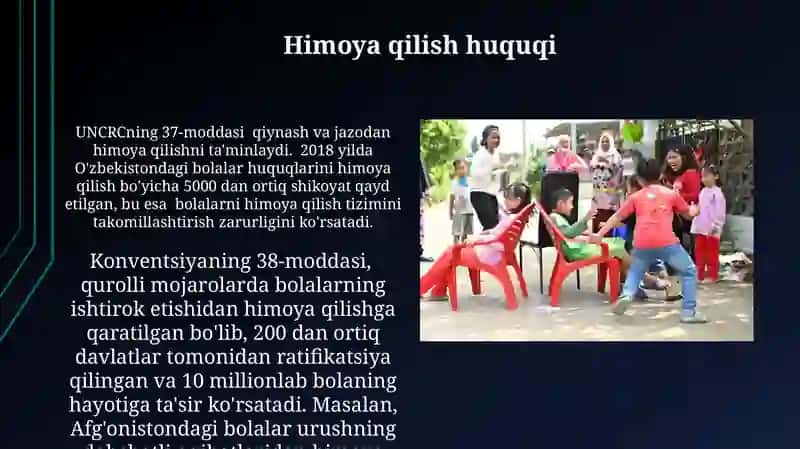 BMTning "Bola huquqlari to'g'risidagi konvensiyasi" 3