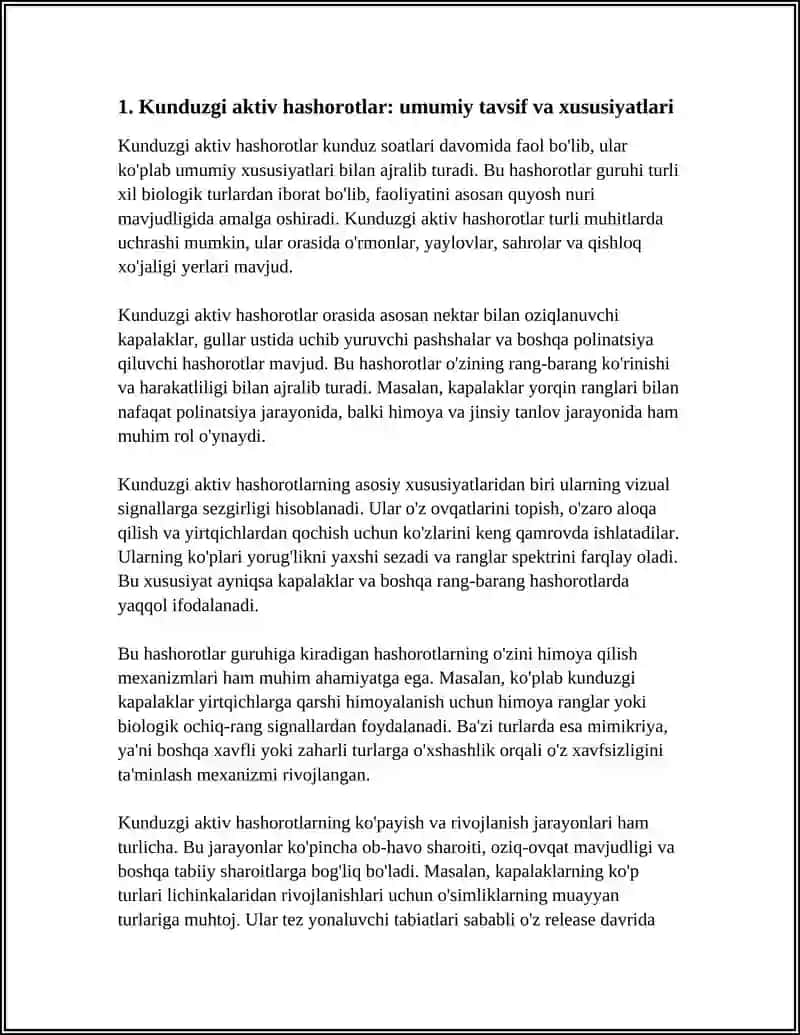 Kunduzgi aktiv hashorotlar 3