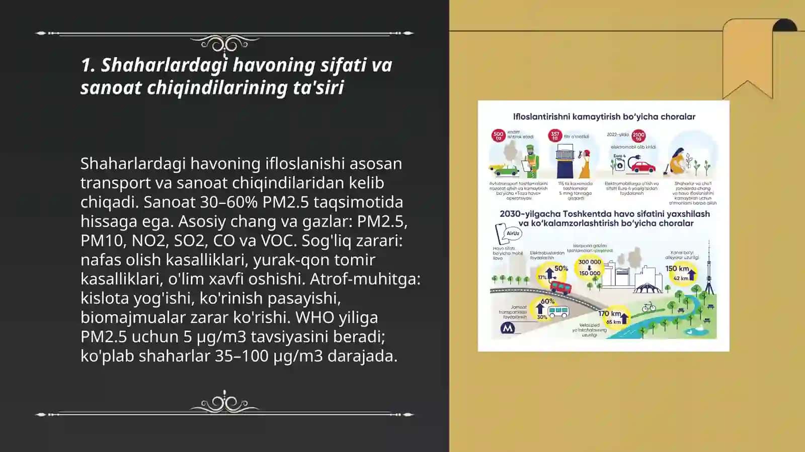 Shahar va sanoatining ekologik va atrof muhitga tasirini tahlili 3