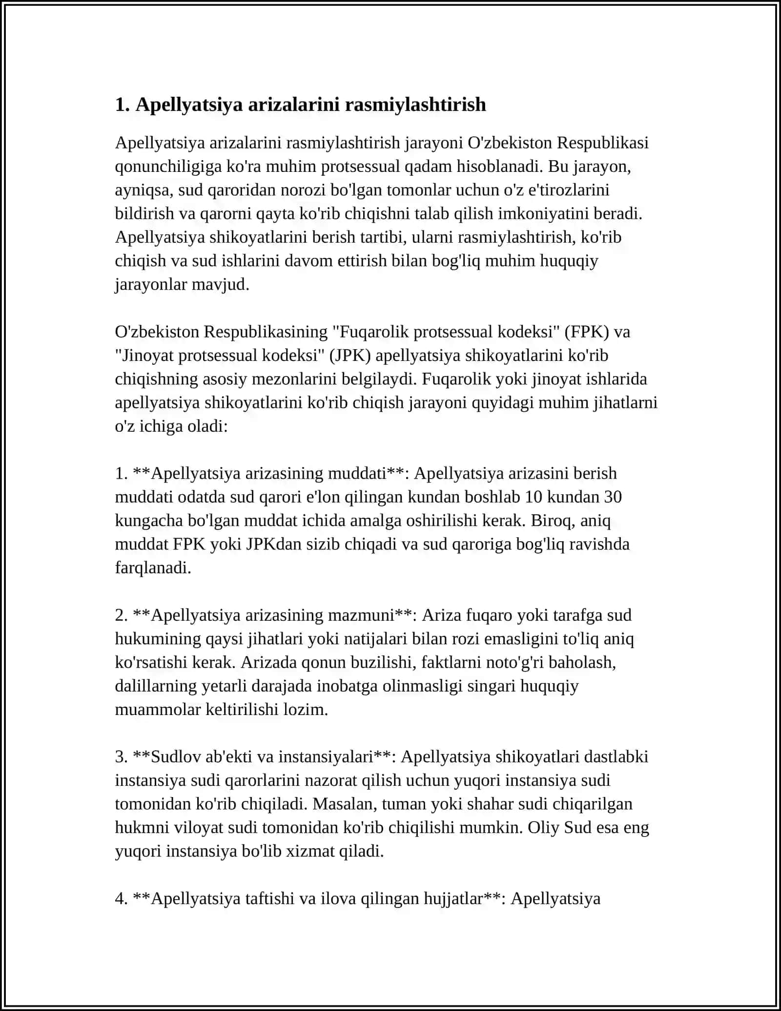 APELLYATSIYA VA SHIKOYATLARNI KURIB CHIQISH TARTIBI 3