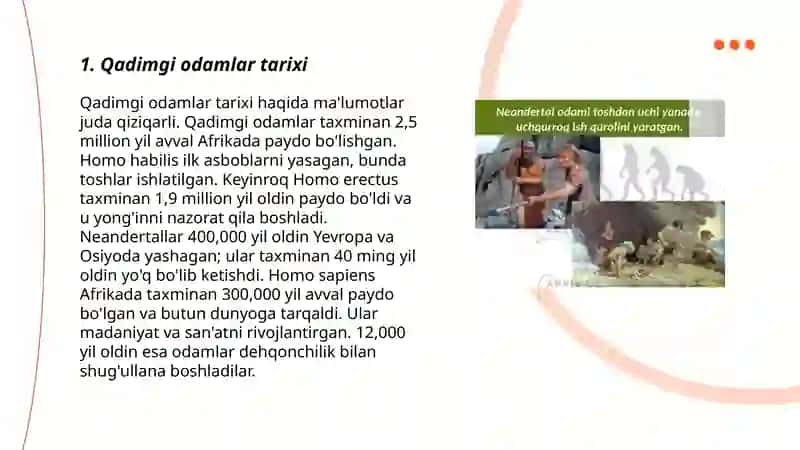 Òrta Osiyoda yashagan qadimgi odamlar 3