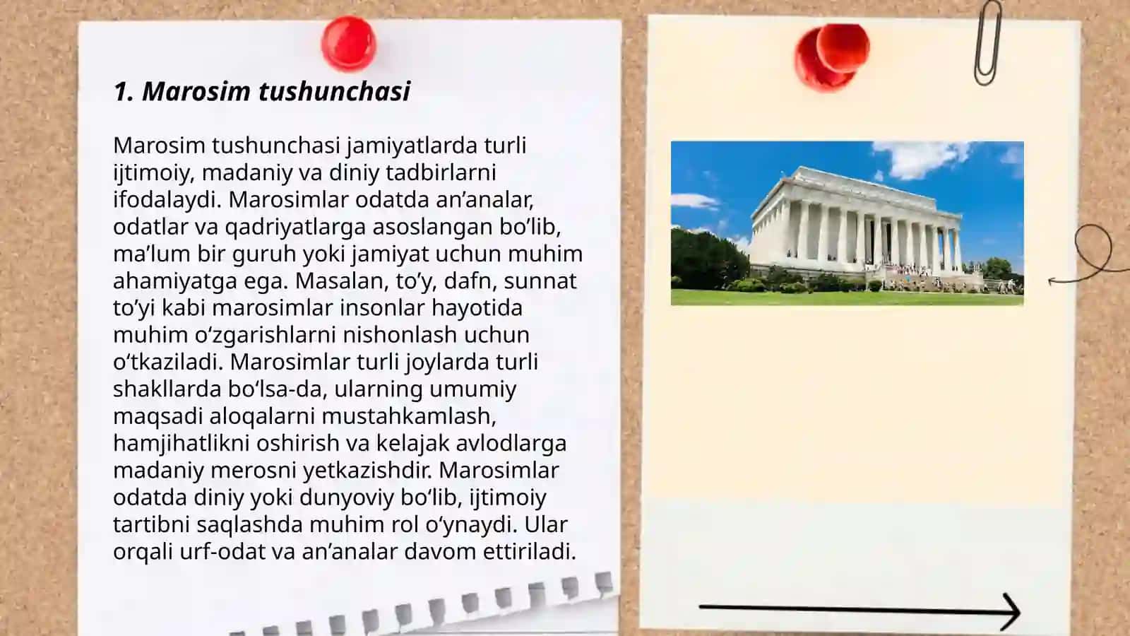 Marosimlar haqida umumiy ma'lumot 3