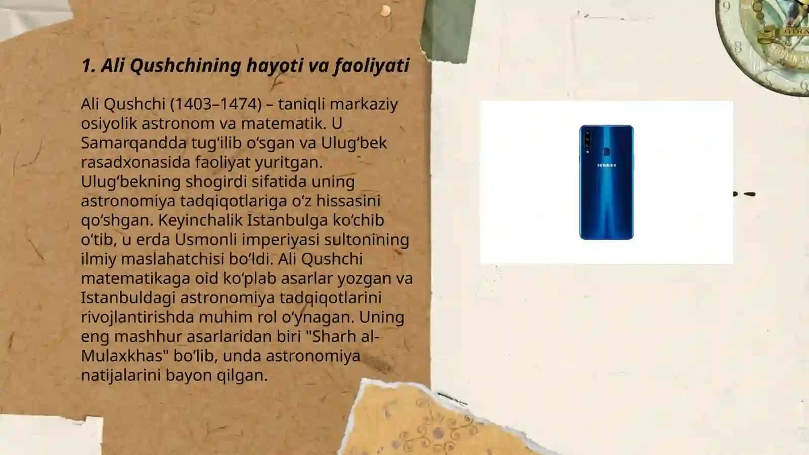 Ali Qushchining Oʻrta Osiyo geografiyasiga qo'shgan hissasi 3