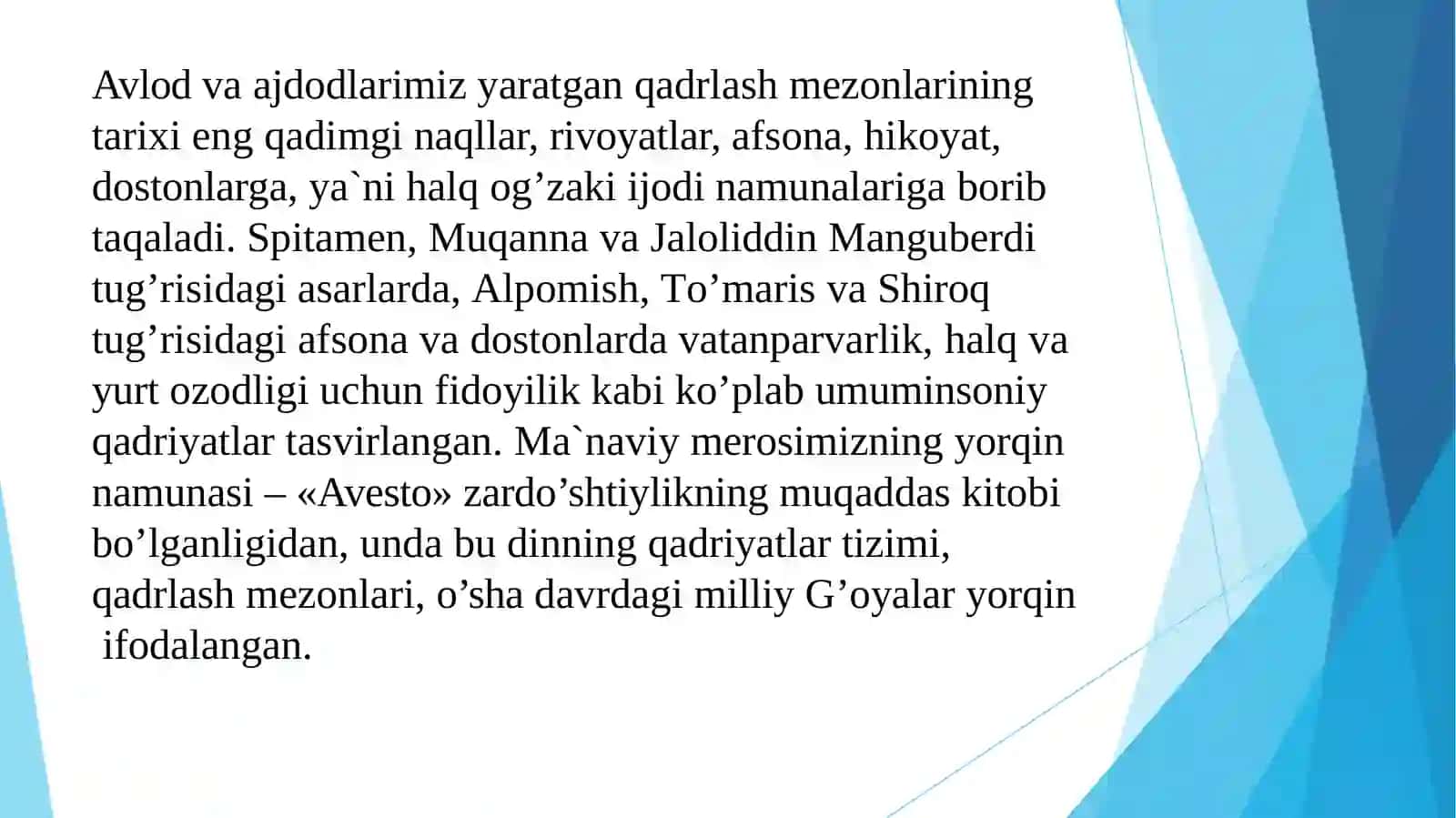 QADIRYAT NAZARYASINING SHAKLLANISH TARIXI 3