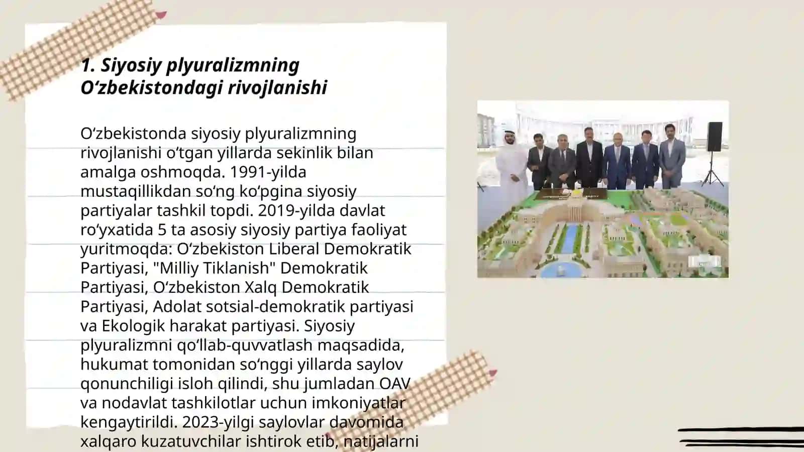 O‘zbekistonda siyosiy plyuralizm va ko‘p partiyaviylik 3